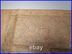 1957 Korean War Map Kaesong Composite map in'L' Shape US Army Map Service