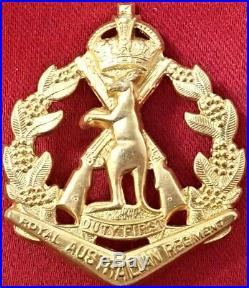 1958-1953 Korean War Army Royal Australian Regiment Uniform Badge Mint Condition