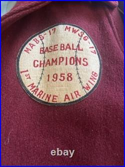 1958 Mabs U. S. Baseball Champions Jacket California Rare Butwin
