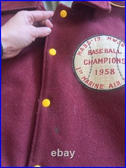 1958 Mabs U. S. Baseball Champions Jacket California Rare Butwin