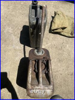 1960s Military Jerry Can Pair with Satchel & Meat Can Vintage