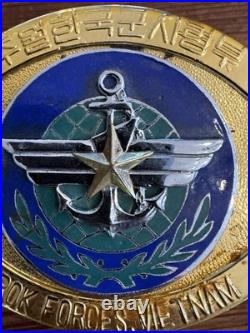 1970 Brass Gift Key Staff from Cdr of Korean Forces Vietnam to Fred Schonwetter