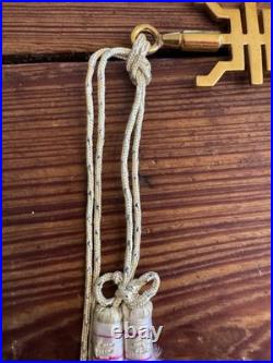 1970 Brass Gift Key Staff from Cdr of Korean Forces Vietnam to Fred Schonwetter