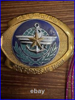 1972 Brass Gift Key Staff from Cdr of Korean Forces Vietnam to Fred Schonwetter 1972 Brass Gift Key Staff from Cdr of Korean Forces Vietnam to Fred Schonwetter