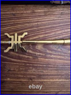 1972 Brass Gift Key Staff from Cdr of Korean Forces Vietnam to Fred Schonwetter 1972 Brass Gift Key Staff from Cdr of Korean Forces Vietnam to Fred Schonwetter