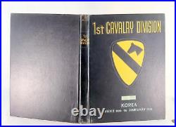 1st Cavalry Division Korea June 1950-January 1952 Korean War Unit History Book