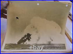2 1951 Aircraft Carrier Crash GEORGE C. DUNCAN Korean War OFFICIAL PHOTOS F9F
