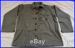 2 jackets WW2 Korean War USMC Combat Utility Double breasted Jacket & 1 more
