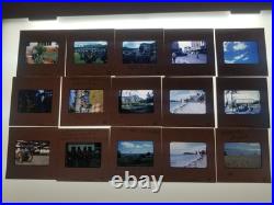 35 mm Kodachrome Slide Lot of 15 Korean War Soldiers in Hawaii Heading Home OOAK