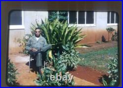 35 mm Kodachrome Slide Lot of 15 Korean War Soldiers in Hawaii Heading Home OOAK