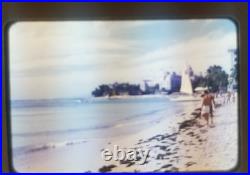35 mm Kodachrome Slide Lot of 15 Korean War Soldiers in Hawaii Heading Home OOAK