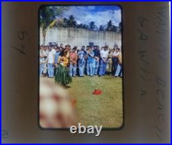 35 mm Kodachrome Slide Lot of 15 Korean War Soldiers in Hawaii Heading Home OOAK