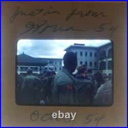 35 mm Kodachrome Slide Lot of 15 Korean War Soldiers in Hawaii Heading Home OOAK