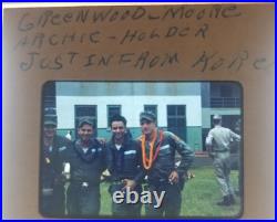 35 mm Kodachrome Slide Lot of 15 Korean War Soldiers in Hawaii Heading Home OOAK