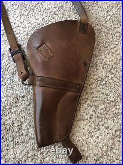 38 Smith & Wesson Victory. Pilots Shoulder Holster. Korean Era. Very Fine