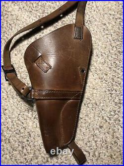 38 Smith & Wesson Victory. Pilots Shoulder Holster. Korean Era. Very Fine