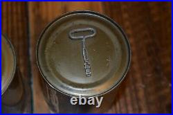 4 -1951 B unit rations Korean War Crackers Jam Coffee Sugar Milk Cookie 50's