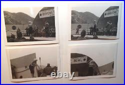 4 Original Snapshots Jane Mansfield & Bob Hope at 71st Infantry Division RRP 846