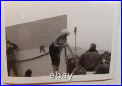 4 Original Snapshots Jane Mansfield & Bob Hope at 71st Infantry Division RRP 846