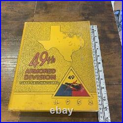 49th Armored Division Texas National Guard 1952 Yearbook History Illustrated