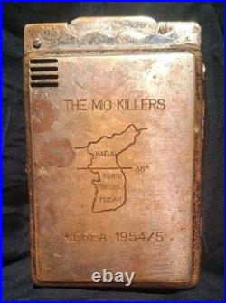 4th F. I. W. Hadson Cigarette Case Lighter Original Korea War Fourth But First