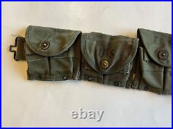 5 Original WWII & Korean War M1 Carbine Magazine Pouches Ajay Others, on Belt