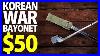 50 Korean War No4 Mk II Spike Bayonet Review British Canadian Military Antiques Toronto