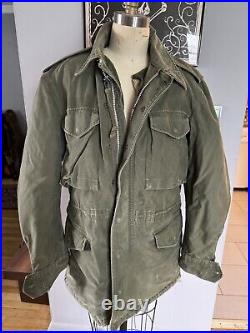 50's Korean War USA Army M-1951 M51 Field Jacket + Liner Size Small Regular Coat