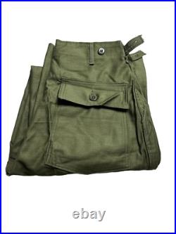 50s OG-107 Sateen Trouser Mens 28x30 1st Pattern Korean War New Nos Pants