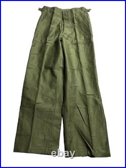 50s OG-107 Sateen Trouser Mens 28x30 1st Pattern Korean War New Nos Pants