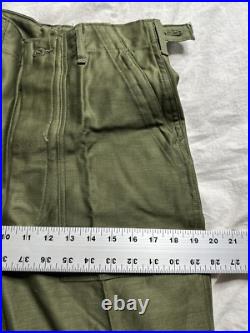 50s OG-107 Sateen Trouser Mens 28x30 1st Pattern Korean War New Nos Pants