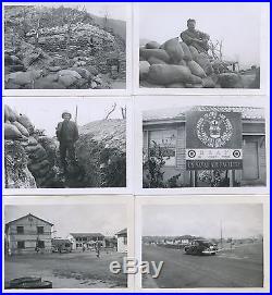 70+ B&W PHOTOS With. U. S. ARMY KOREAN WAR 40th INF. DIV. 224th INF. REG. CO. K 1952