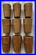9 Vintage Us Military Korea War Era Melamine Brown Marbled Mess Hall Cups