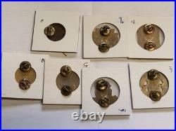 (91x) WW2 Korean Era Vietnam Era Military Crests DUI DI Clutch Back Pins