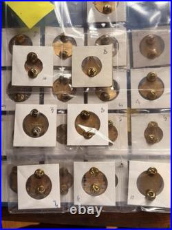 (91x) WW2 Korean Era Vietnam Era Military Crests DUI DI Clutch Back Pins