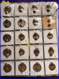 (91x) WW2 Korean Era Vietnam Era Military Crests DUI DI Clutch Back Pins