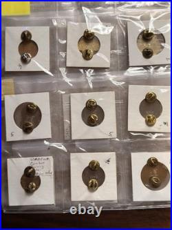 (91x) WW2 Korean Era Vietnam Era Military Crests DUI DI Clutch Back Pins