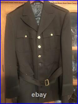 ARMY OFFICERS DRESS PINKS & GREENS 1952 38R Uniform Korean War New Never worn