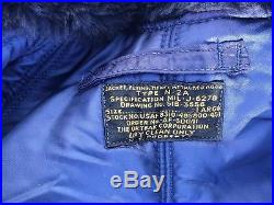 Air Force N-2A Heavy Flying Jacket Cold Weather Parka Size Large Korean War
