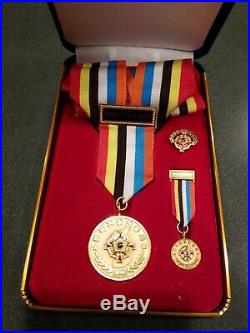 Ambassador for Peace Korean War Veteran Medals Pin SET