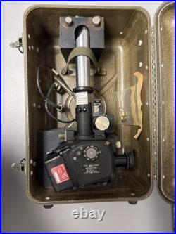 Antique Military Issue Kollsman Aircraft Periscopic Periscope Sextant & Case #03