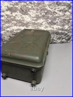 Antique Military Issue Kollsman Aircraft Periscopic Periscope Sextant & Case #03