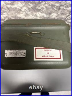 Antique Military Issue Kollsman Aircraft Periscopic Periscope Sextant & Case #03