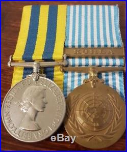 Australian 3 RAR Korean War Medals