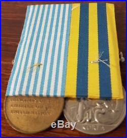 Australian 3 RAR Korean War Medals