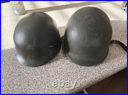 Authentic Korean Or Vietnam War Era Helmet & Liner M1 US Military