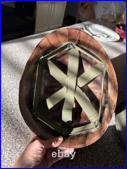 Authentic Korean Or Vietnam War Era Helmet & Liner M1 US Military