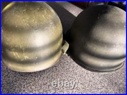 Authentic Korean Or Vietnam War Era Helmet & Liner M1 US Military