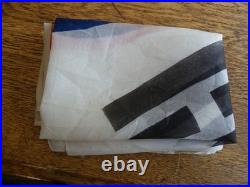 Authentic South Korean Silk Flag From Korean War 34 X 25