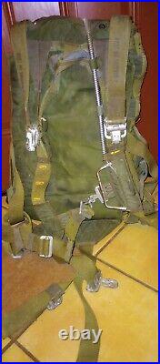 Authentic U. S. Korean War Era Back style packed Parachute
